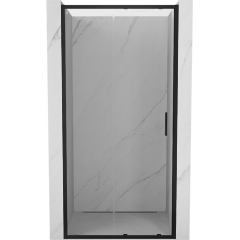 Mexen Exo porte de douche coulissante 100 cm, transparent, noir - 8151-100-000-70-00 (1/5)