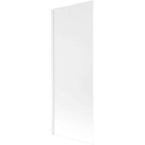 Mexen Next L paroi de baignoire 1-volet 70 x 150 cm, givré, blanc - 895-070-000-03-30-20