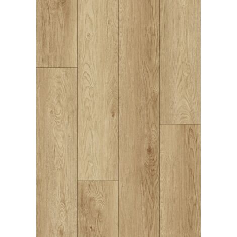 Mexen Anniston échantillon de panneaux vinyles 1240 x 182 mm SPC 6,5 mm, sous-couche IXPE 1,5 mm, 4 V-Fuga, Chêne - F1038-S (1/3)