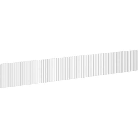 Devant Mexen Rivel rainuré pour corps de meuble de salle de bain 120 x 20 cm, blanc mat - 91A20-1200-235-1-01 (1/2)