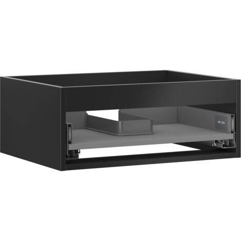 Mexen Box-A caisson sous-vasque 60 cm, 1 tiroir, noir mat - 91AX0-0600-235-1-71 (1/3)