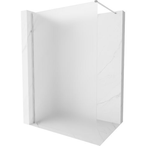 Mexen Kioto-X paroi de douche Walk-in 110 x 200 cm, givrée 10 mm, chromée - 800-110-101-01-30-X (1/5)