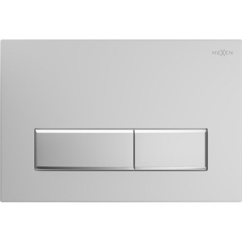 Mexen Fenix Air 09 bouton de chasse pneumatique, chromé mat - 6A0902 (1/4)