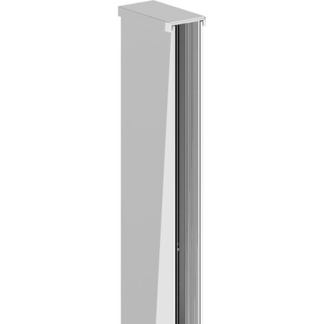 Mexen – Bande de fixation murale pour paroi de douche 200 cm en aluminium chromé pour verre 8 mm – 8000001