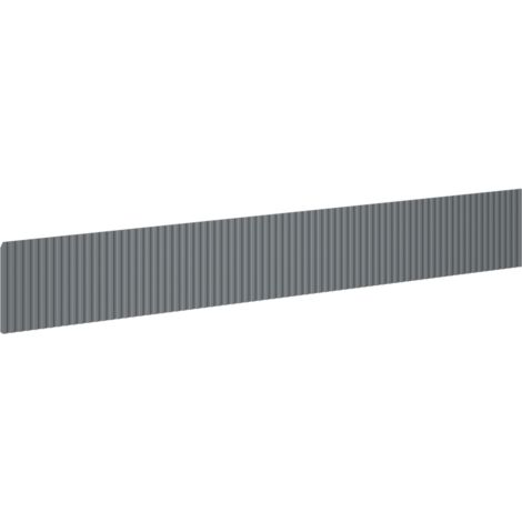 Mexen Rivel face rainuré pour corps de meuble de salle de bains 120 x 20 cm, graphite mat - 91A20-1200-235-1-66 (1/2)