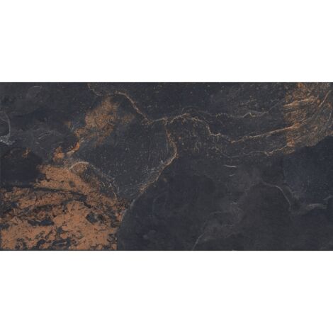 Mexen Rafael Graphite Grès émaillé rectifié G1, carrelage sol-mur 120 x 60 cm, mat - TL324-120-060-05