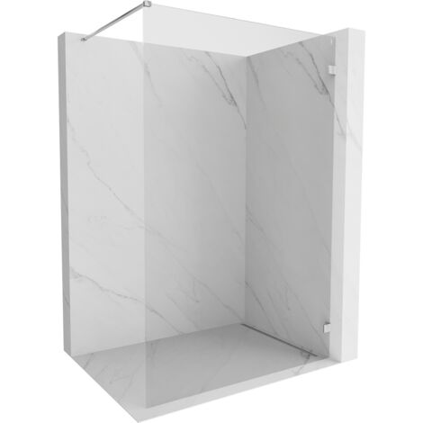 Mexen Lunar paroi de douche Walk-in droite 100 x 200 cm, transparent 8 mm, chrome - 830-100-000-01-00-P (1/5)