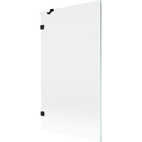 Paroi de bain Mexen Lunar 1 vantail 100 x 150 cm, transparent, noir - 897-100-000-70-00 (1/5)