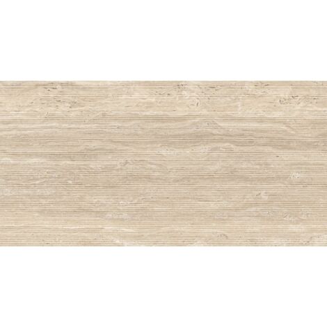 Mexen Neo Travertino Liner Natural grès émaillé rect. G1, carreau sol-mur 120 x 60 cm, mat - TL302-120-060-05
