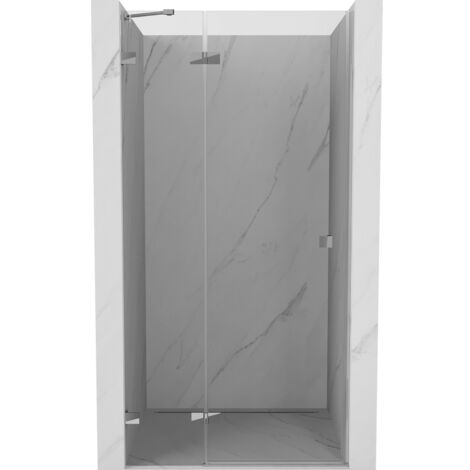 Mexen Lunar porte de douche battante gauche 95 cm, transparent, chromé - 834-095-000-01-00-L (1/5)