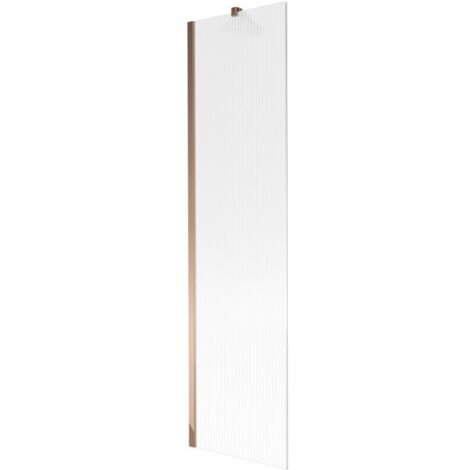 Paroi de douche Mexen Next 1 volet 50 x 150 cm, rayée, or rose - 895-050-000-00-09-60 (1/5)