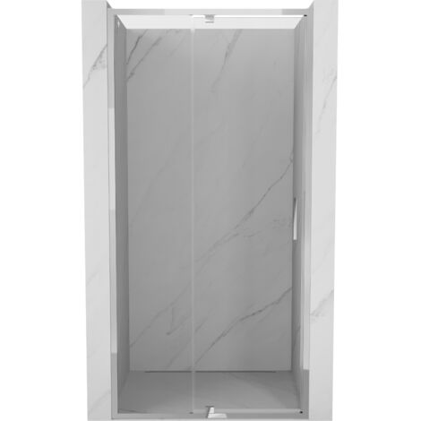 Mexen Exo porte de douche pivotante 125 cm, transparent, chrome - 819-125-000-01-00 (1/5)
