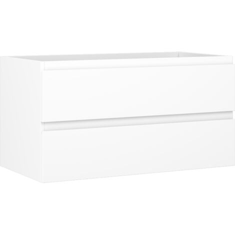 Mexen Orio armoire de salle de bain sous-vasque 90 cm, 2 tiroirs, blanc mat - 91A10-09047-2-BFF01 (1/5)