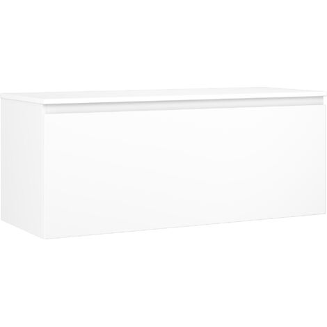Mexen Orio armoire de salle de bain sous lavabo 120 cm avec plateau, 1 tiroir, blanc mat - 91A10-12047-1-BFC01 (1/5)