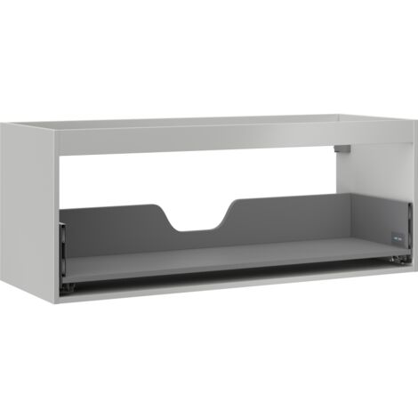 Mexen Box-A corps de meuble sous-lavabo 120 cm, 1 tiroir, gris mat - 91AX0-1200-470-1-62 (1/4)