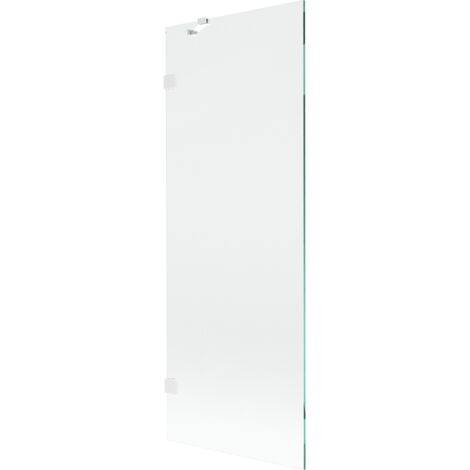 Paroi de douche de baignoire Mexen Lunar à 1 volet 70 x 150 cm, transparent, blanc - 897-070-000-20-00