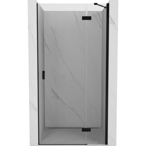 Mexen Mist-H porte de douche battante droite 120 cm, transparent, noir - 8A5-120-000-70-00-P (1/5)
