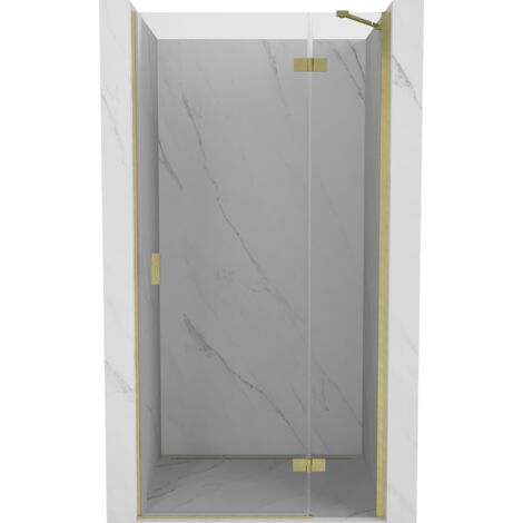 Mexen Mist-H porte de douche pivotante droite 100 cm, transparent, or brossé - 8A5-100-000-55-00-P (1/5)