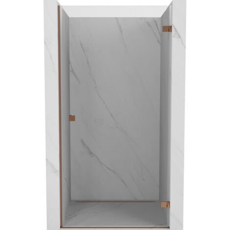 Mexen Lunar-B porte de douche pivotante droite 80 cm, transparent, or rose - 832-080-000-60-00-P (1/5)