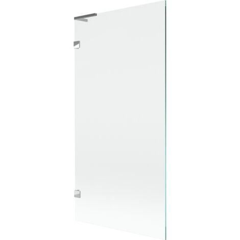 Mexen Lunar L paroi de baignoire 1 battant 90 x 150 cm, transparent, chrome - 897L-090-000-01-00