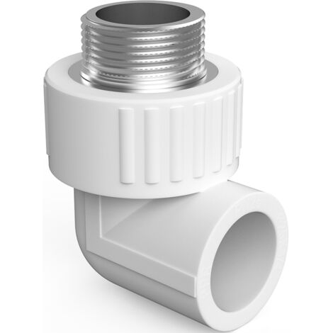 Mexen PPR coude 90° à souder pour tuyaux PPR 32 x 3/4 M - W97327-3274M-00