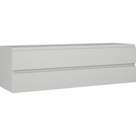 Mexen Orio meuble de salle de bains sous vasque 160 cm, 2 tiroirs, gris mat - 91A10-16047-2-BFF62 (1/5)