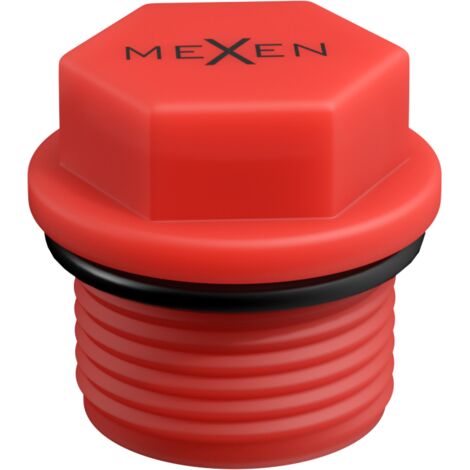 Mexen PPR bouchon court pour test 3/4 GZ rouge - W97343-34-01 (1/2)