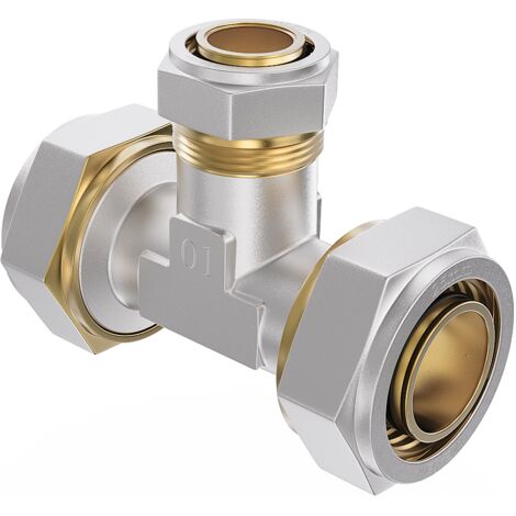Mexen PEX-S té de réduction vissé PEX 20 x 16 x 16 - W97231-201616-00 (1/2)