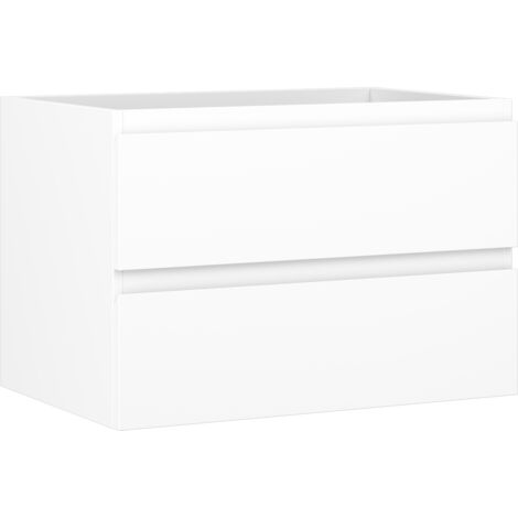 Mexen Orio meuble de salle de bain sous-lavabo 70 cm, 2 tiroirs, blanc mat - 91A10-07047-2-BFF01