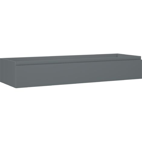 Mexen Orio meuble de salle de bain sous lavabo 140 cm, 1 tiroir, graphite mat - 91A10-14023-1-BF66 (1/5)