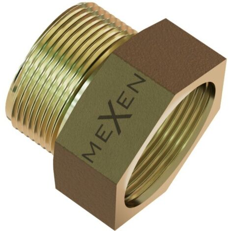 Mexen BRASS réduction écrou-mâle en laiton 1 GW x 3/4 GZ - W97419-1034