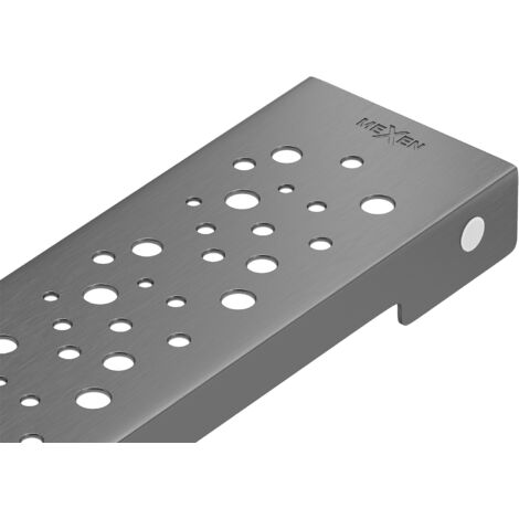 Mexen Flat M12 grille pour drain linéaire 60 cm. gris fusil brossé - 1E21060 (1/3)