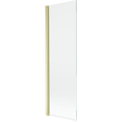 Paroi de baignoire Mexen Mist 1-volet 60 x 150 cm, transparent, or brossé - 8A9-060-001-55-00 (1/4)
