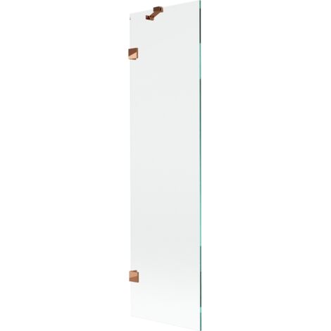 Mexen Lunar paroi de baignoire à 1 volet 50 x 150 cm, transparent, or rose - 897-050-000-60-00 (1/5)