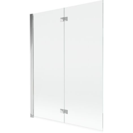 Mexen Mist paravent de baignoire à 2 volets gauche 130 x 150 cm, transparent, chrome - 8A9-130-002-01-00-L (1/5)
