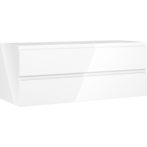 Mexen Orio armoire de salle de bain sous lavabo 120 cm, 2 tiroirs, blanc brillant - 91A10-12047-2-BFF00 (1/5)