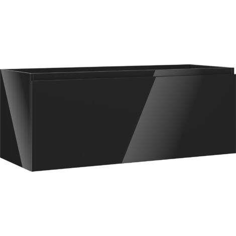 Mexen Orio meuble de salle de bain sous lavabo 120 cm, 1 tiroir, noir brillant - 91A10-12047-1-BF70 (1/5)