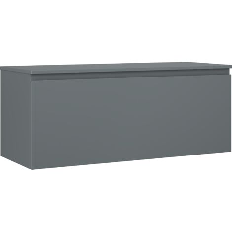 Mexen Orio meuble de salle de bain sous-lavabo 120 cm avec plateau, 1 tiroir, graphite mat - 91A10-12047-1-BFC66 (1/5)