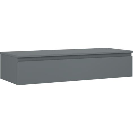 Mexen Orio meuble de salle de bain sous lavabo 120 cm avec plateau, 1 tiroir, graphite mat - 91A10-12023-1-BFC66 (1/5)