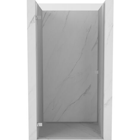 Mexen Lunar-B porte de douche pivotante gauche 80 cm, transparent, chrome - 832-080-000-01-00-L (1/5)