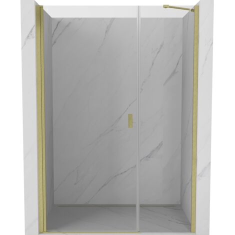 Mexen Mist-B porte de douche pivotante 95 cm, transparent, or brossé - 8A2-095-001-55-00 (1/5)