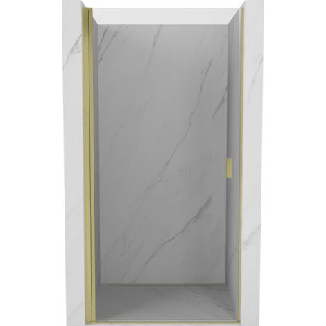 Mexen Mist-B porte de douche pivotante 100 cm, transparent, or brossé - 8A2-100-000-55-00 (1/5)
