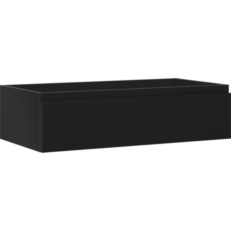 Mexen Orio armoire de salle de bain sous vasque 90 cm, 1 tiroir, noire mate - 91A10-09023-1-BF71 (1/5)