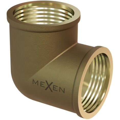 Mexen BRASS coude en laiton 3/8 FI x 3/8 FI - W97402-3838 (1/2)
