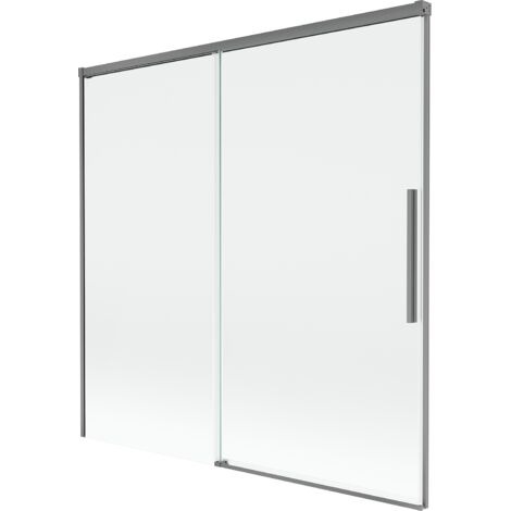 Mexen Rox paroi de douche pliante à 2 volets, coulissante 160 x 150 cm, transparent, canon de fusil - 8C9-160-001-95-00