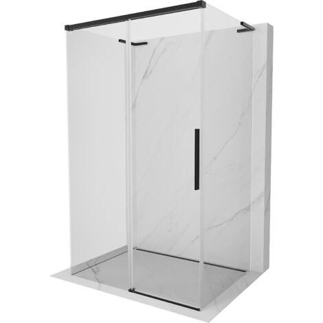 Mexen Rox cabine de douche à 3 parois coulissante 90 x 70 cm, transparent, chrome - 8C2-090-070-01-00-3S (1/3)