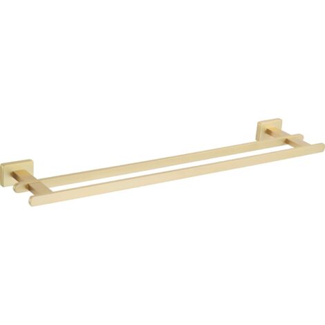 Mexen Arno double porte-serviettes, doré brossé - 7020725-55