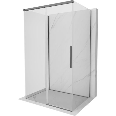 Mexen Rox cabine de douche à 3 parois coulissante 90 x 70 cm, transparent, chrome - 8C2-090-070-01-00-3S (1/3)