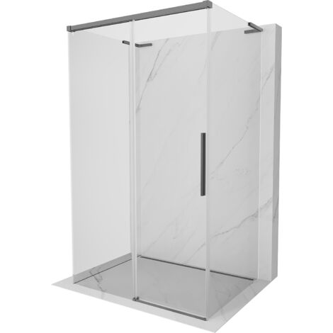 Mexen Rox cabine de douche à 3 parois coulissante 90 x 70 cm, transparent, chrome - 8C2-090-070-01-00-3S (1/3)