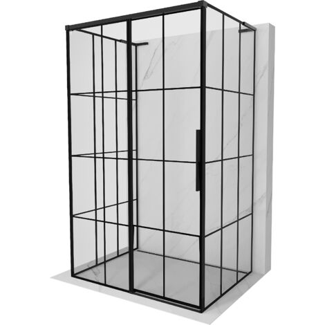 Mexen Rox cabine de douche à 3 parois coulissante 90 x 70 cm, transparent, chrome - 8C2-090-070-01-00-3S (1/3)